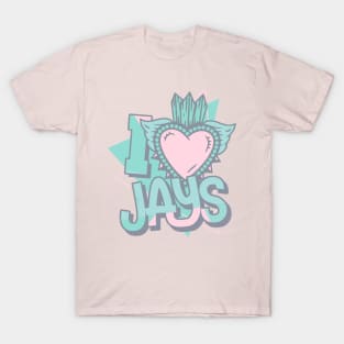 I Love Jays Easter Regal Pink T-Shirt